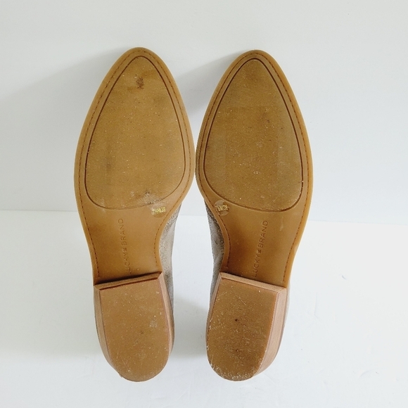 NEW Lucky Brand Victorey Gray Leather Booties Size 7.5 M - Picture 6 of 6